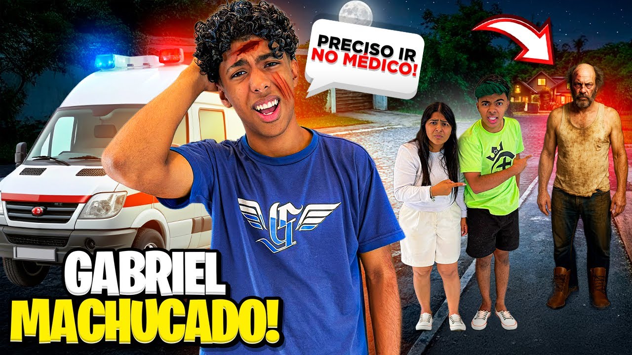 O VIZINHO ESTRANHO ESTÁ NOS SEGUINDO E MACHUCOU O GABRIEL! 