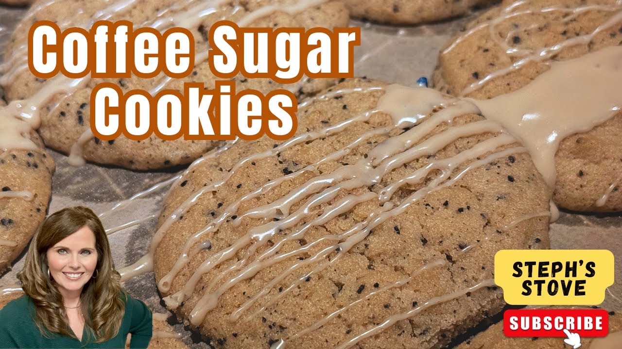 Coffee Sugar Cookies | Soft, Sweet Cookies with a Punch of Coffee - Steph’s Stove