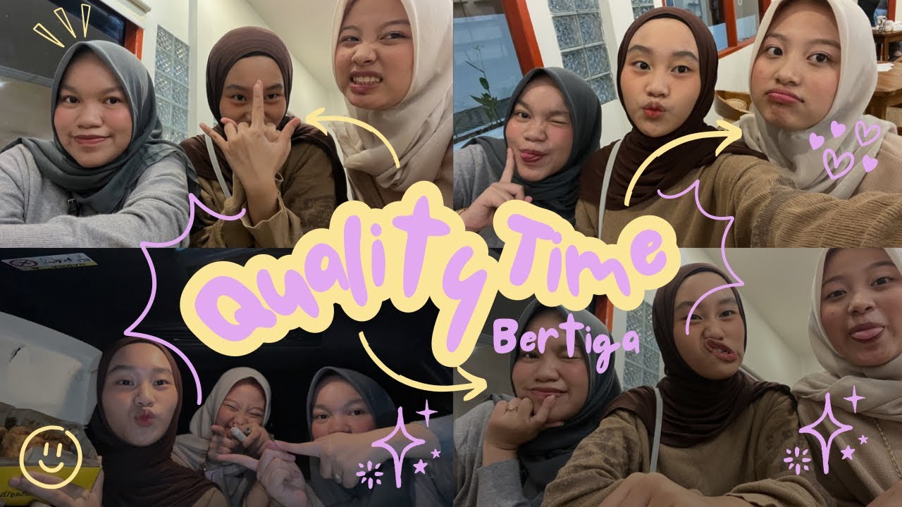 Kumpul Bertiga, Ketawa Gak Berhenti 😇😙