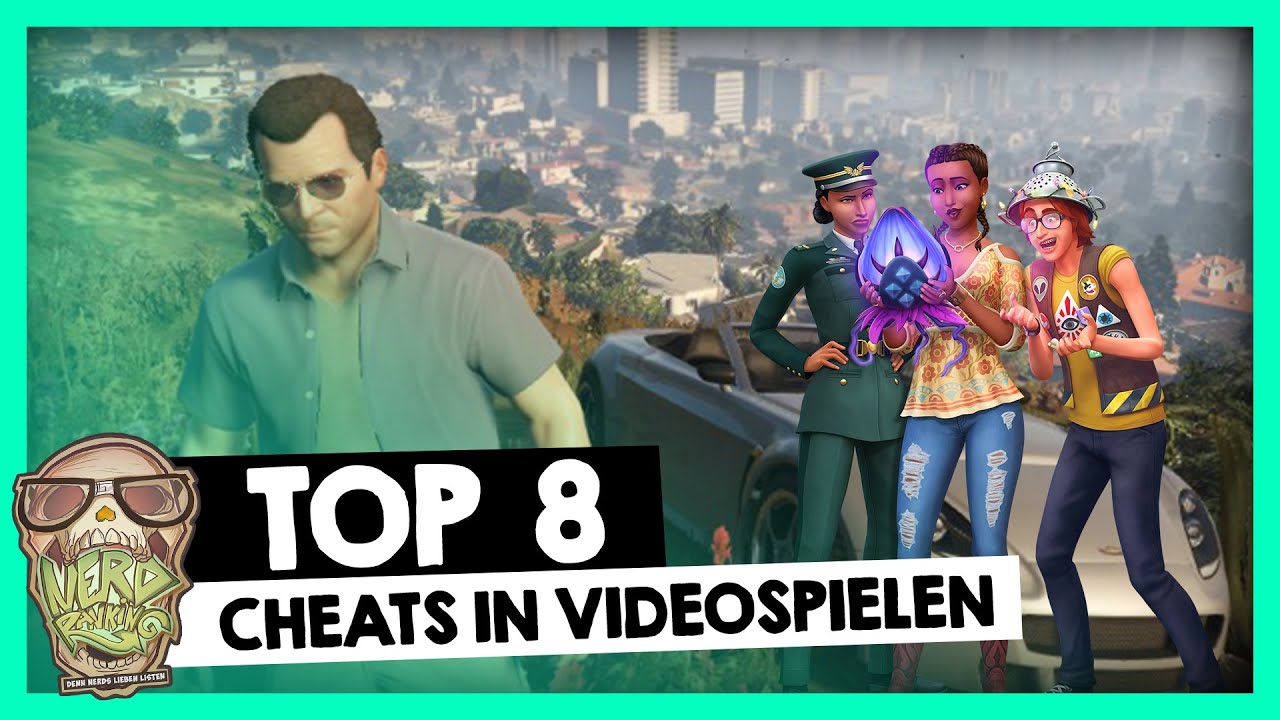#NerdRanking CHEATS in VIDEOSPIELEN [Top8]
