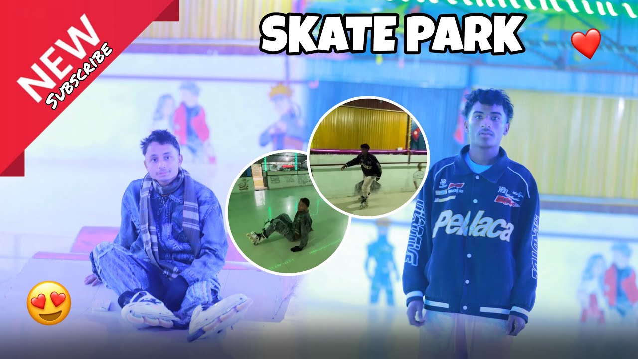 FIST TIME SKATING KHELNE GAYA THE SKATE 😂 PARK