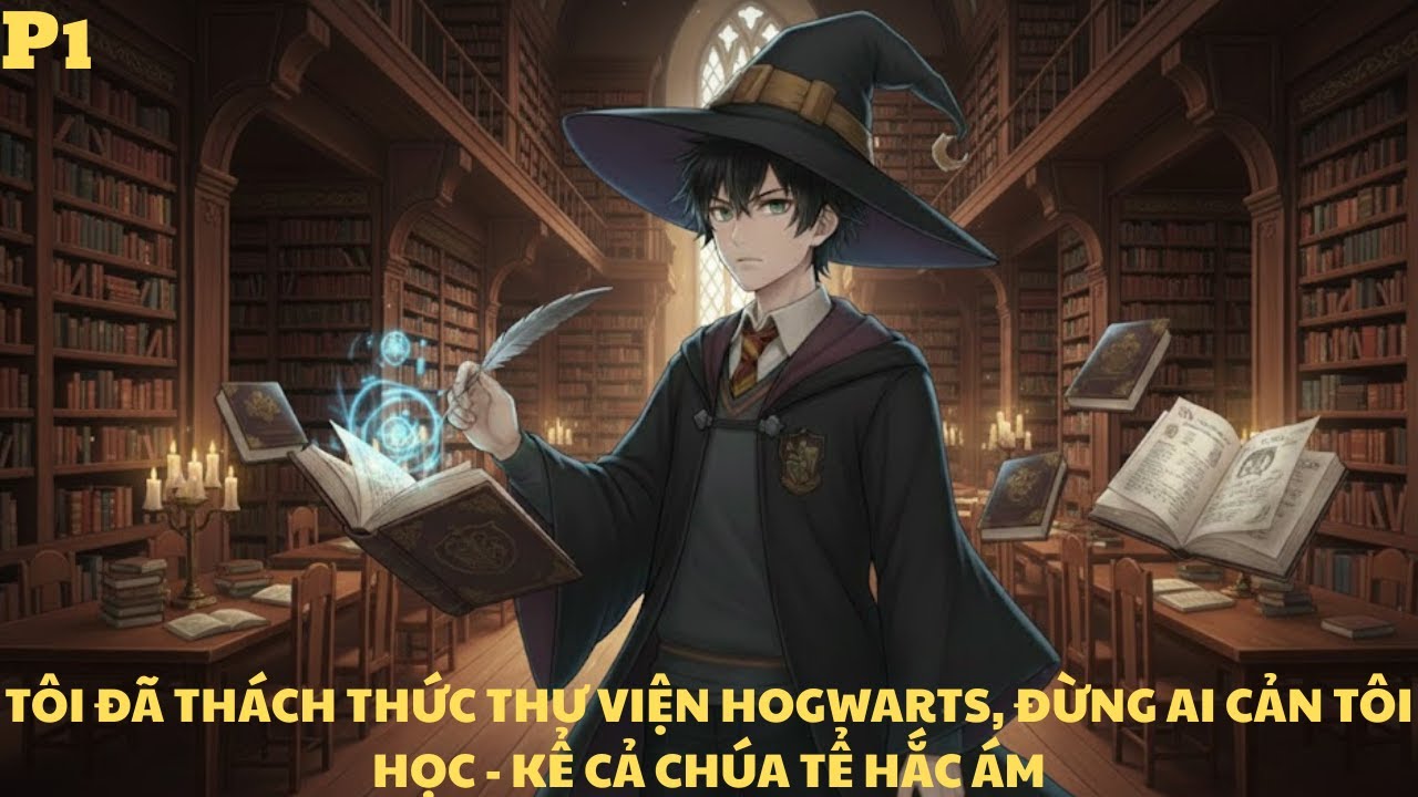 FANFIC HARRY POTTER : TÔI ĐÃ THÁCH THỨC THƯ VIỆN HOGWARTS, ĐỪNG AI CẢN TÔI HỌC - P1