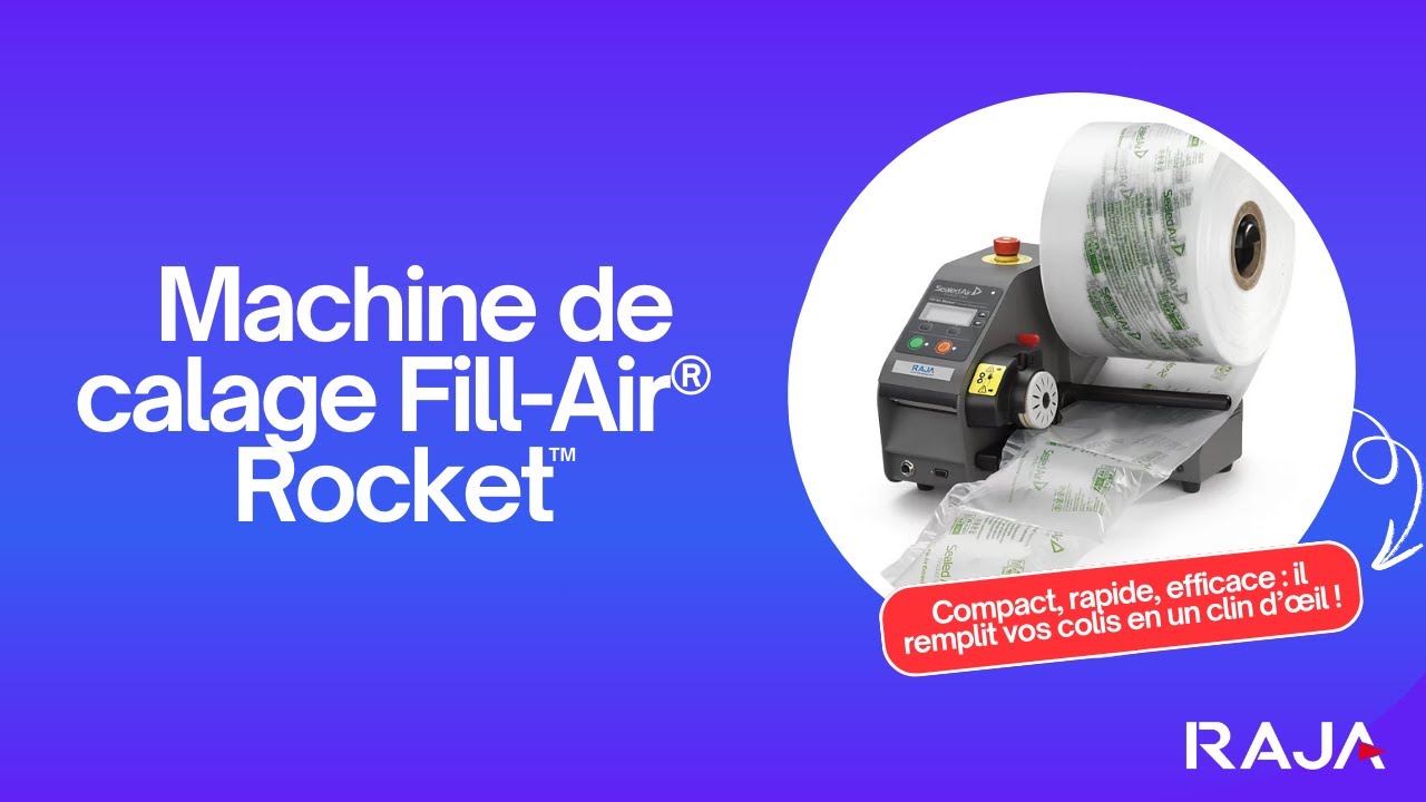 Fill-Air® Rocket™ : machine de calage compacte créant des coussins d'air