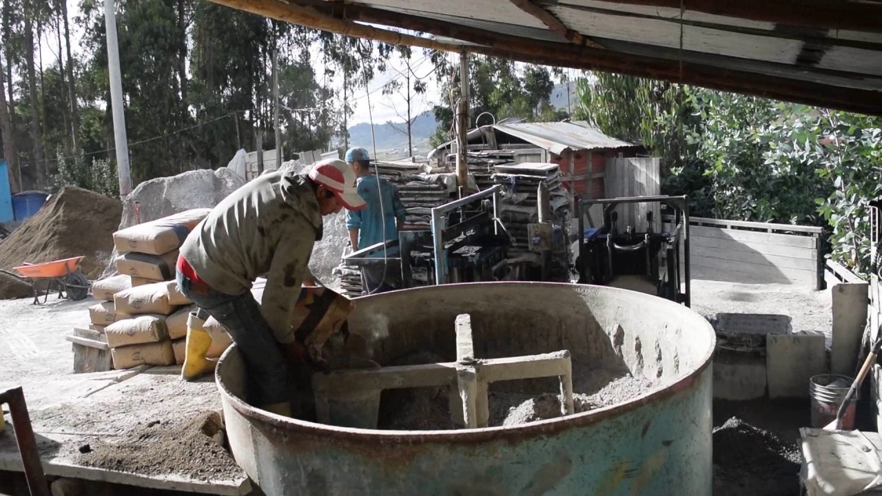 Fabricación de bloques