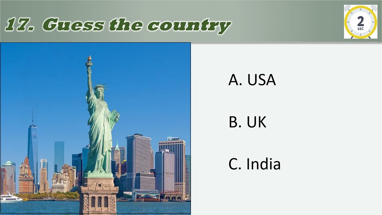 Guess the country by landmarks of the world | Famous Landmark Quiz | Famous places in the world| GK