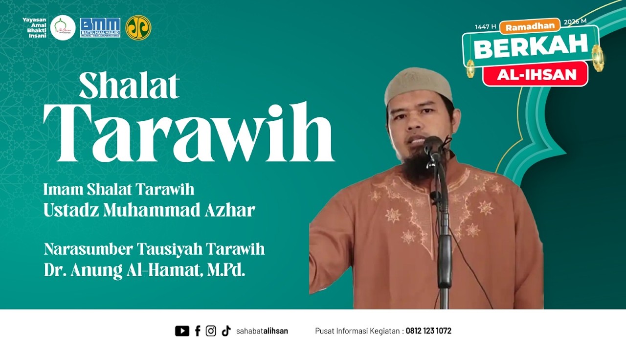 🔴 [LIVE] Tausiyah Tarawih | Dr. Anung Al Hamat, M.Pd.I | Mau Memperbanyak Ibadah? Ada 10 syaratnya