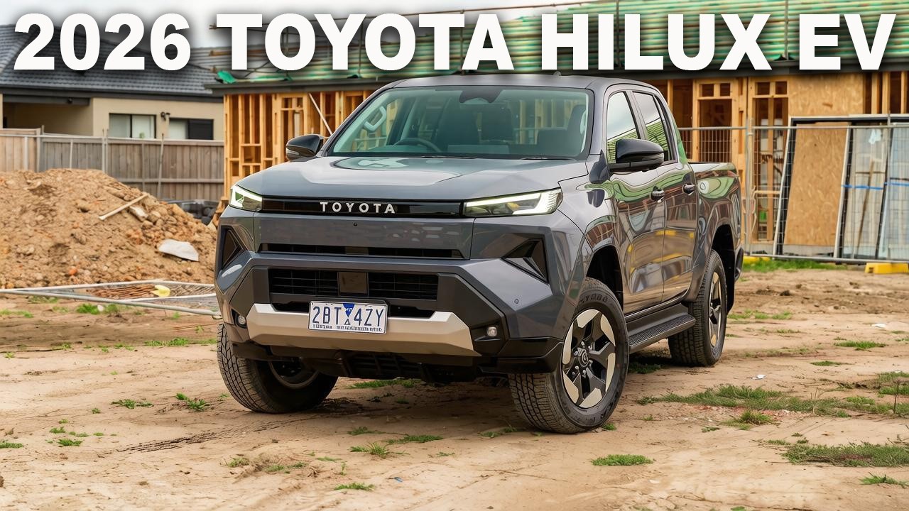 New Electric Pickup Truck Toyota Hilux EV (BEV) 2026. Off-Road Test Drive