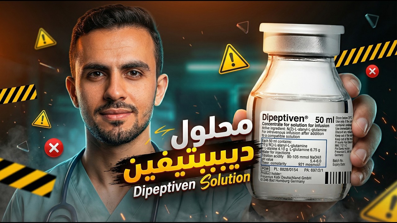 المحاليل الوريدية | (6) شرح محلول ديبيبتيفين - Dipeptiven Solution