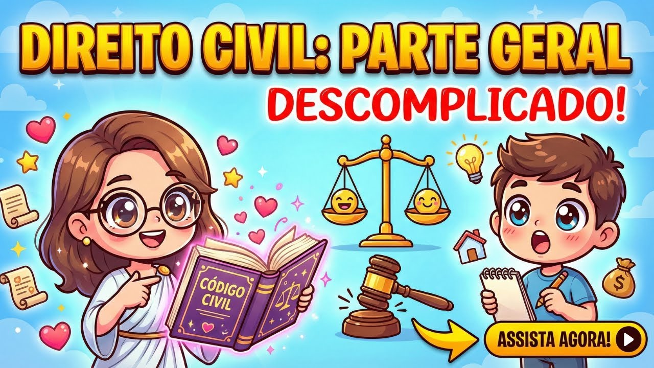 Parte Geral de Direito Civil (Resumo Completo e Atualizado) - Conceito, Princ&iacute;pios e Exemplos.