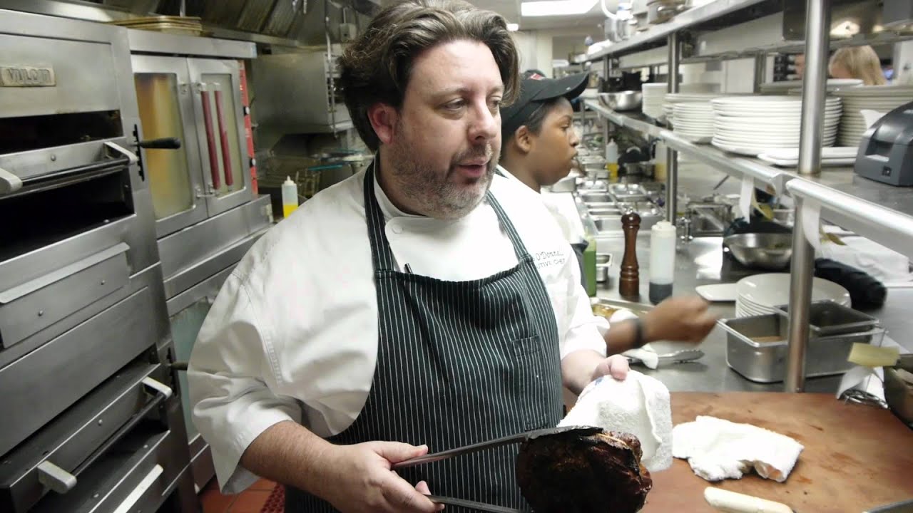 Michael Jordan's Steak House Chef Demo