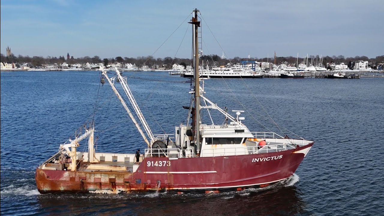 New Bedford Harbor On A Busy Day! | 4K HD Drone Aerial Footage of Fishing Boats and more! 
