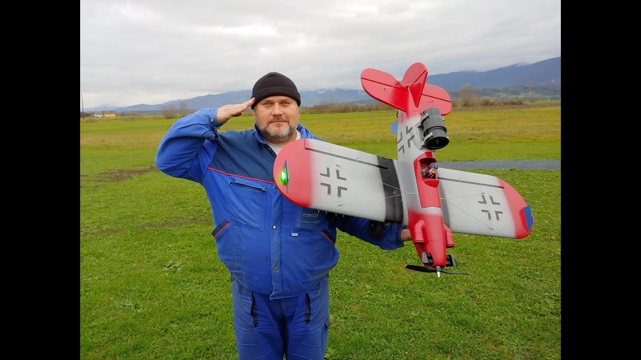 Durafly Slow Poke 70mm EDF Prop jet Maiden flight