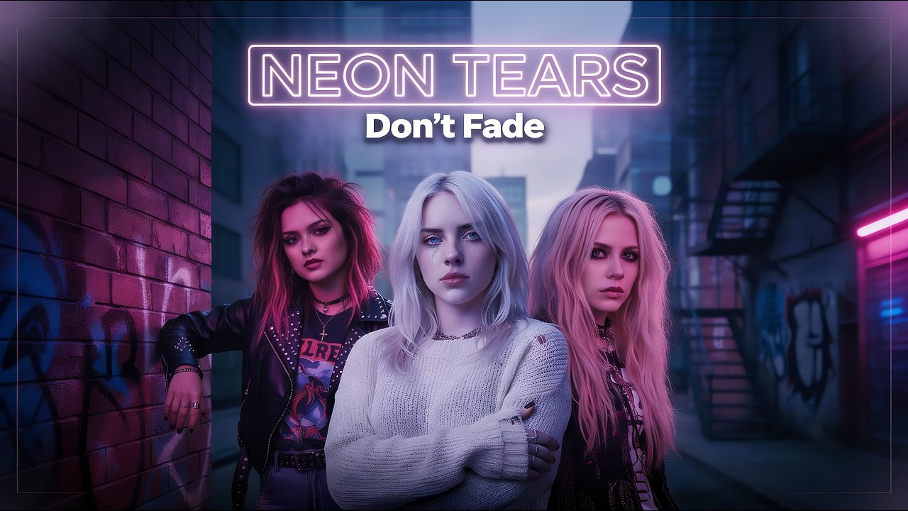 Neon Tears Don&rsquo;t Fade &mdash; A Dark Pop Punk Confession | Avril Lavigne x Billie Eilish Style