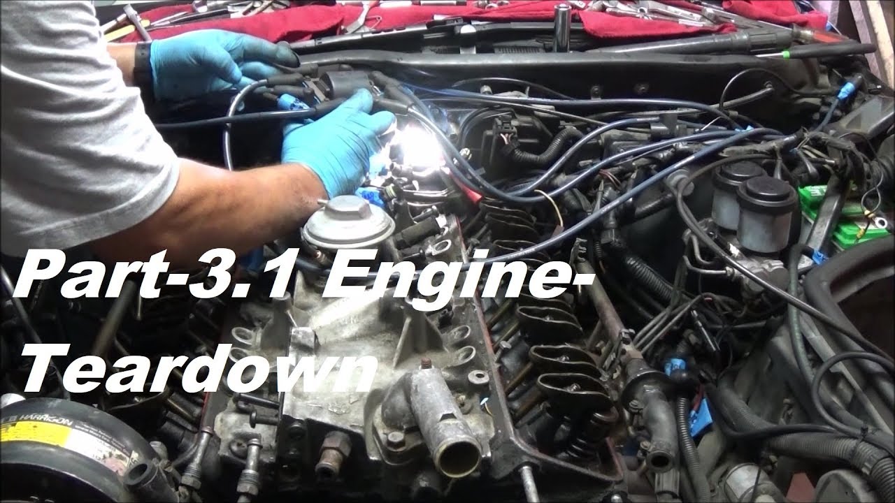 Video 22 - Part 3.1:Engine Tear Down to Heads - C4 Corvette / Rebuild Engine / Engine Rebuild