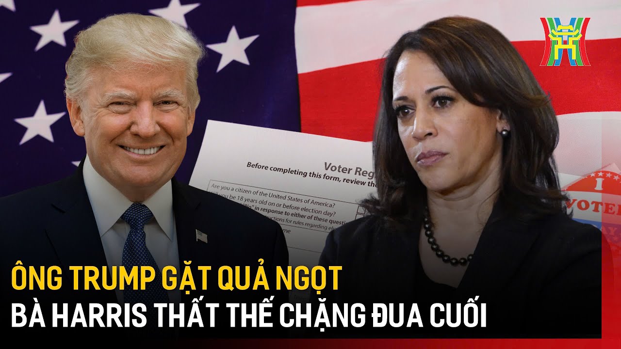Thế trận thay đổi, ông Trump gặt quả ngọt, bà Harris dần thất thế - Bầu cử Mỹ 2024 mới nhất
