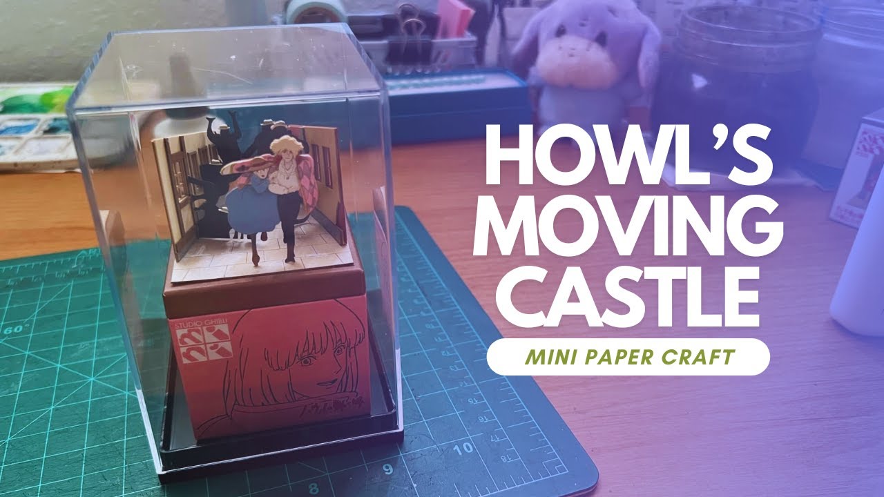 building a tiny howl&rsquo;s moving castle &ndash; miniatuart paper kit challenge