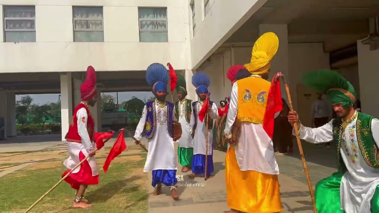 Our Bhangra team set the stage on fire at Bennett University
