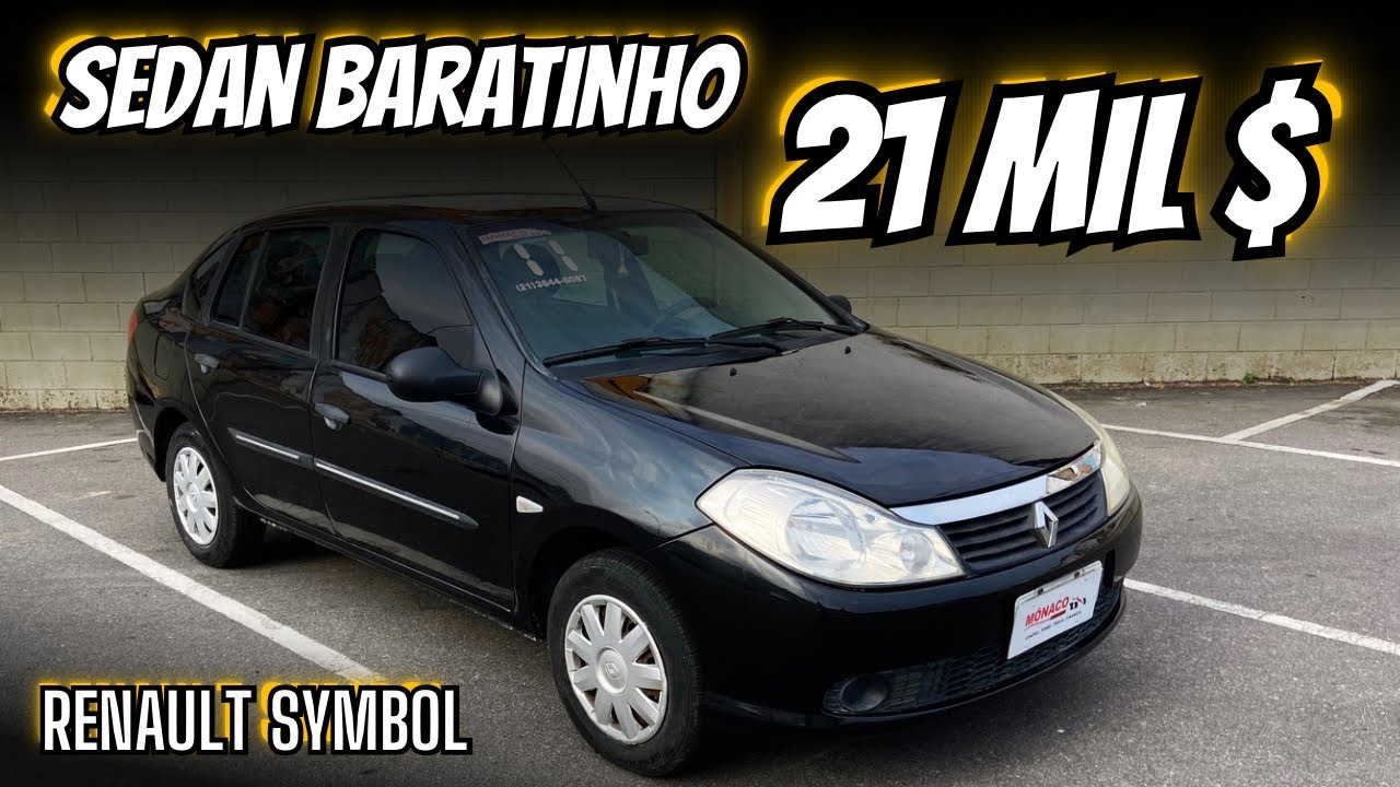 Renault Symbol - UM ÓTIMO CARRO USADO E BARATO, para viagens e usar no dia a dia.