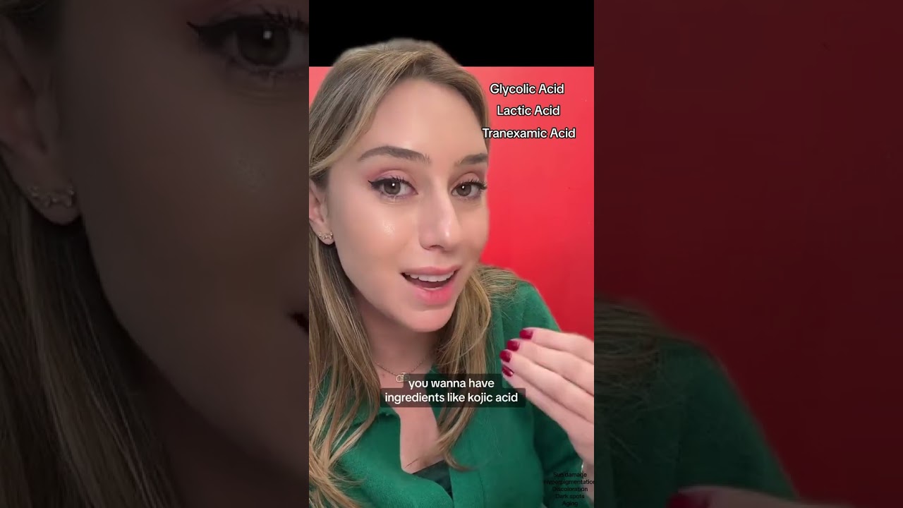 Ingredients to help Sun Damage and Hyperpigmentation #shorts