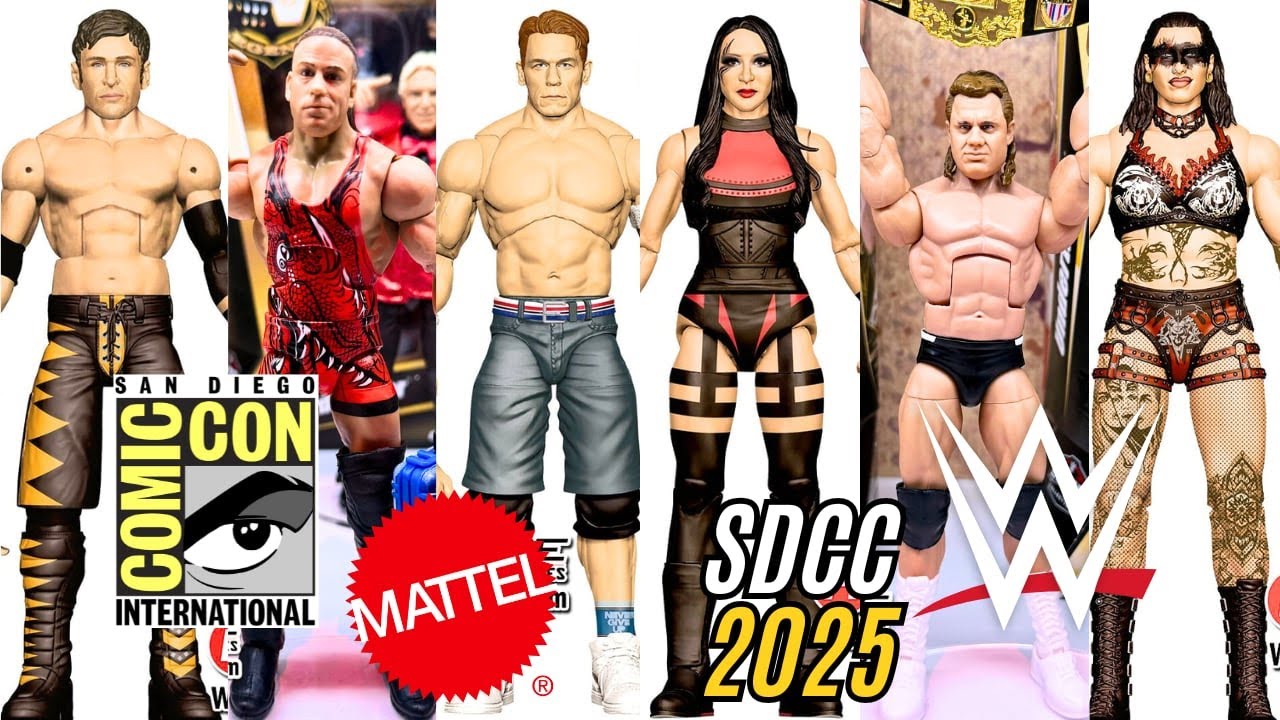 WWE Figures Revealed At SDCC 2025 - Part 2