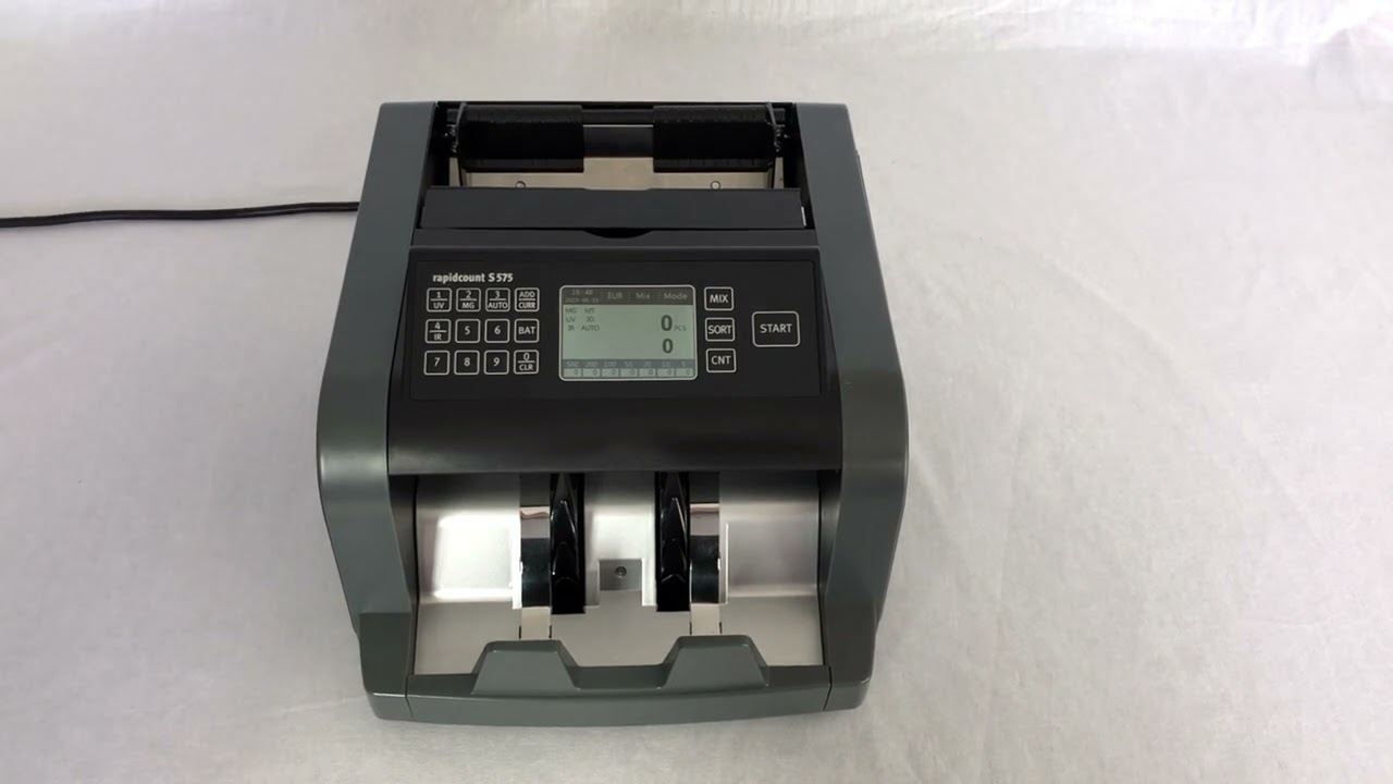 Geldscheinz&auml;hler RAPIDCOUNT S575 - in der Praxis!