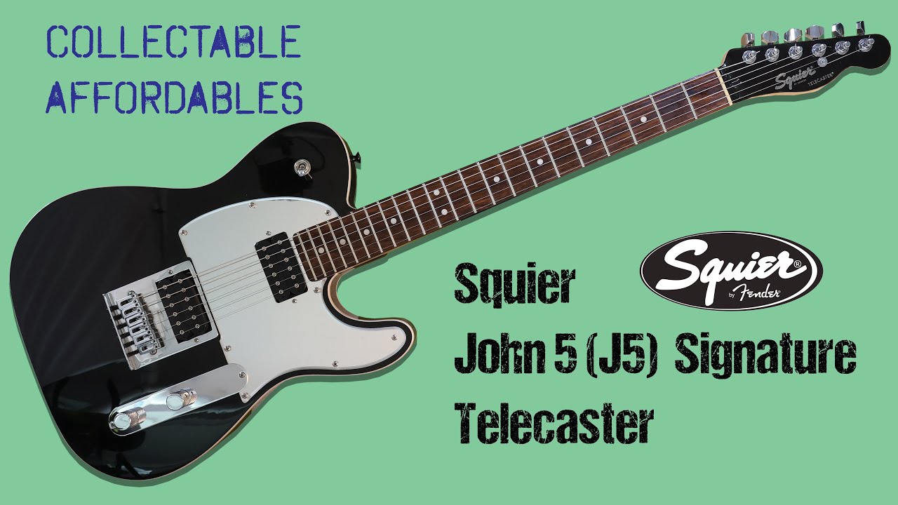 Squier J5 Signature Telecaster - Collectible Affordables #guitar #fender #telecaster