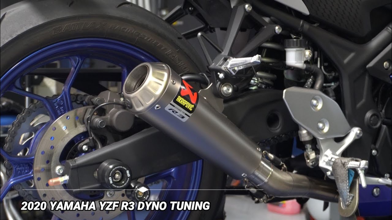 YAMAHA YZF-R3 GEN 2 ECU REMAPPING (Full Akro Exhaust Sound)