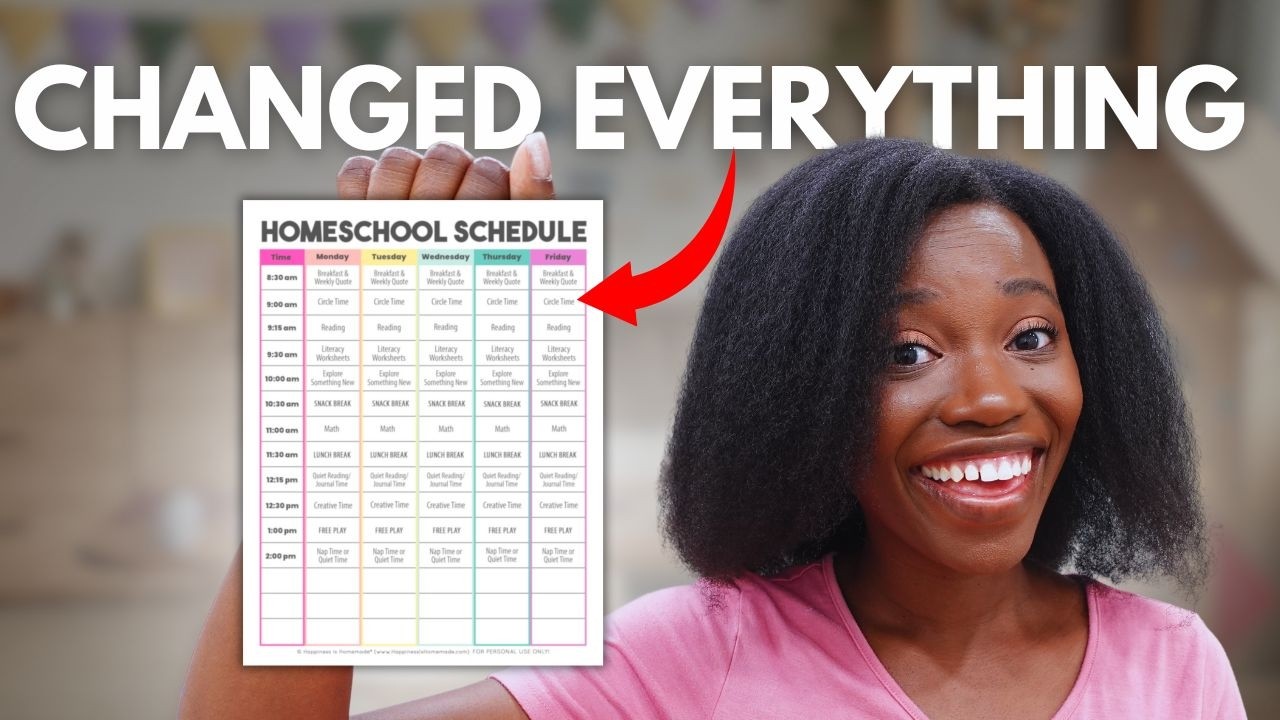 *NEW* Homeschool Schedule That Actually Works!
