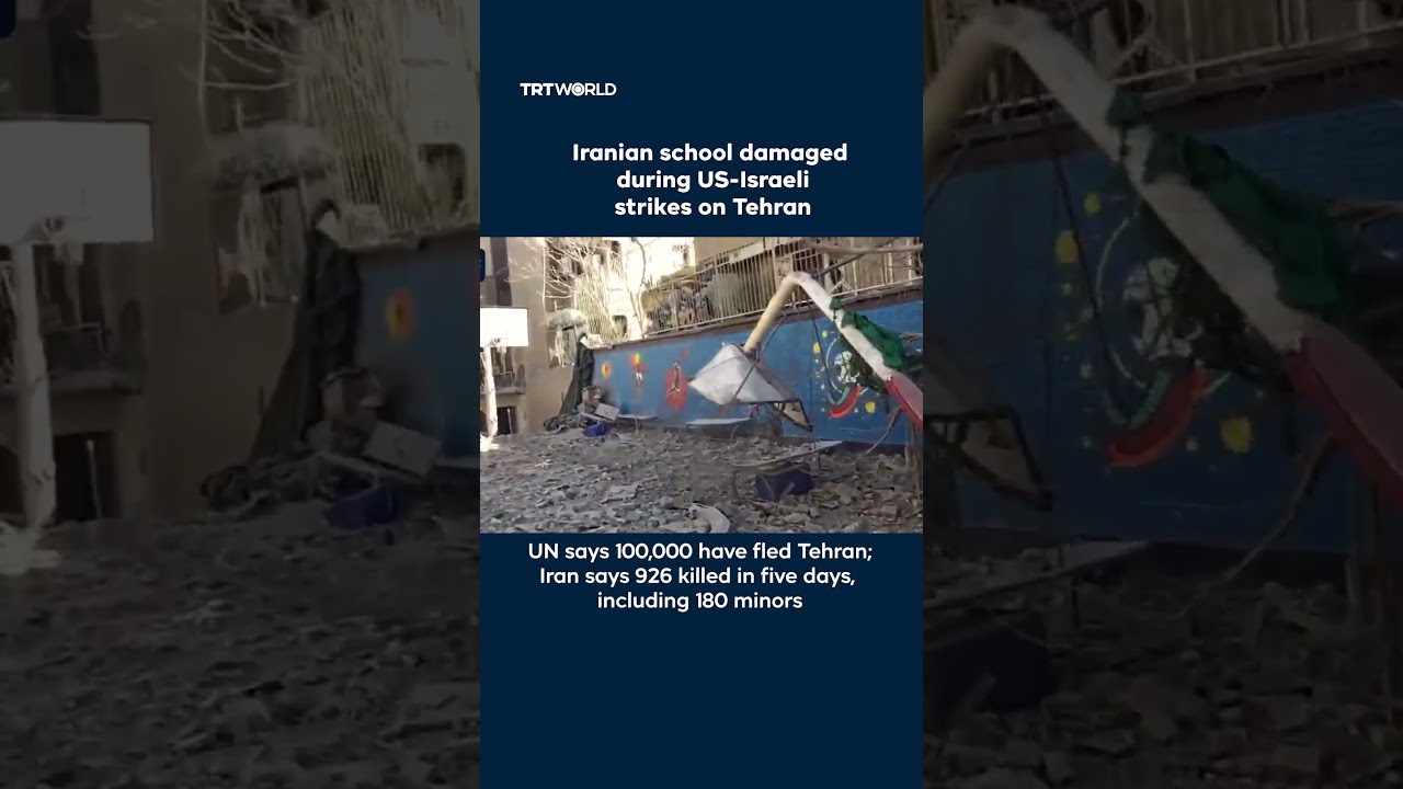 Tehran school damaged by US-Israeli attacks