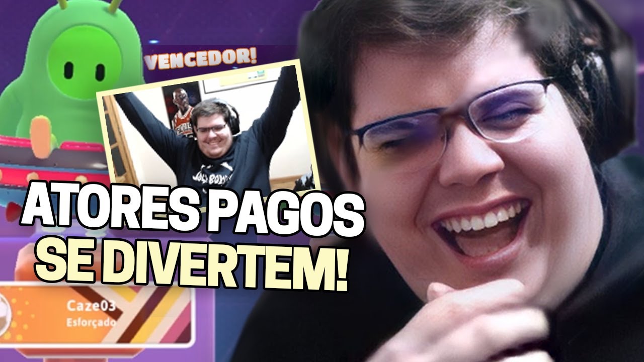CASIMIRO JOGANDO FALL GUYS COM OS AMIGOS: A VITÓRIA DO POVO - PT 5 | Cortes do Casimito