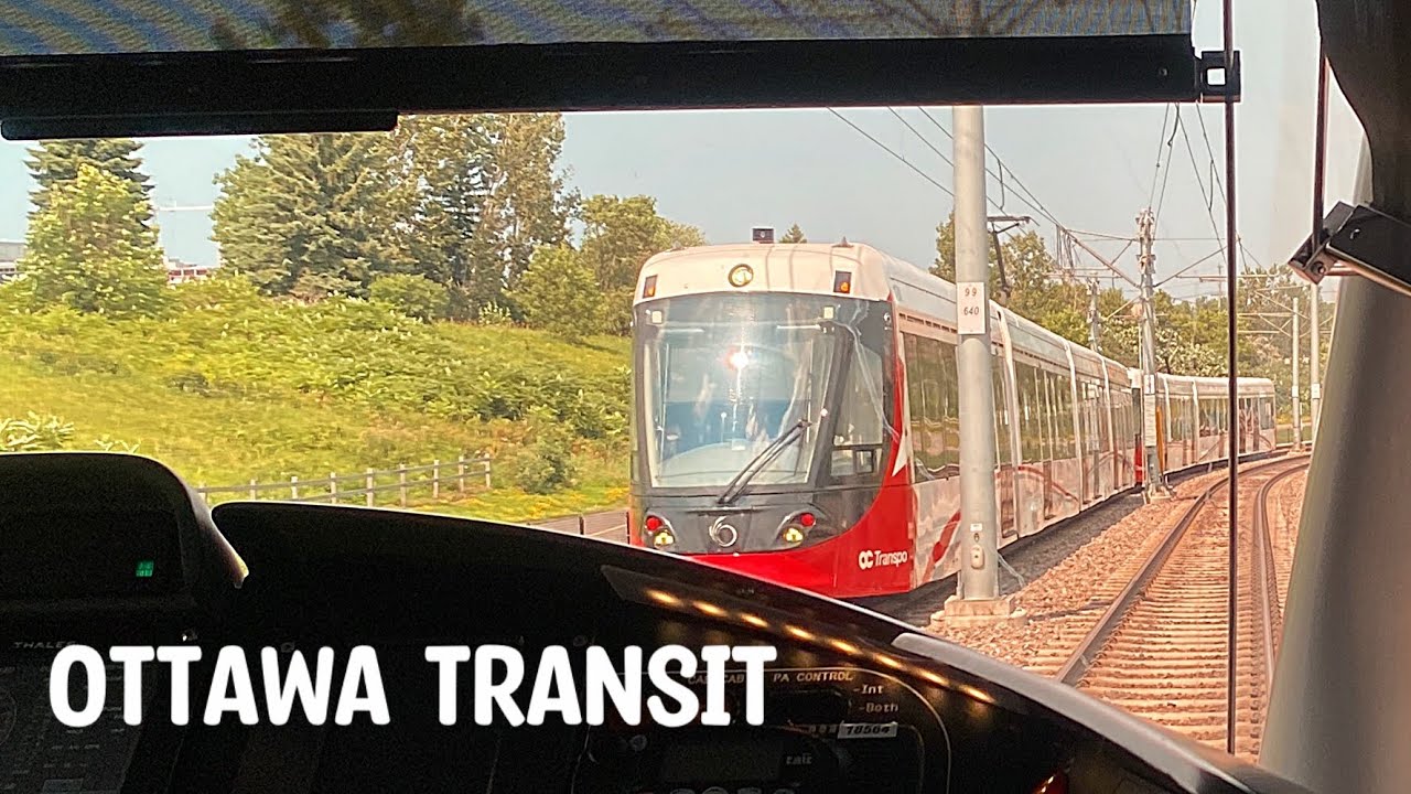 Ottawa O Train DRIVER POV! Entire Line 1 Run Tunney's Pasture-Blair