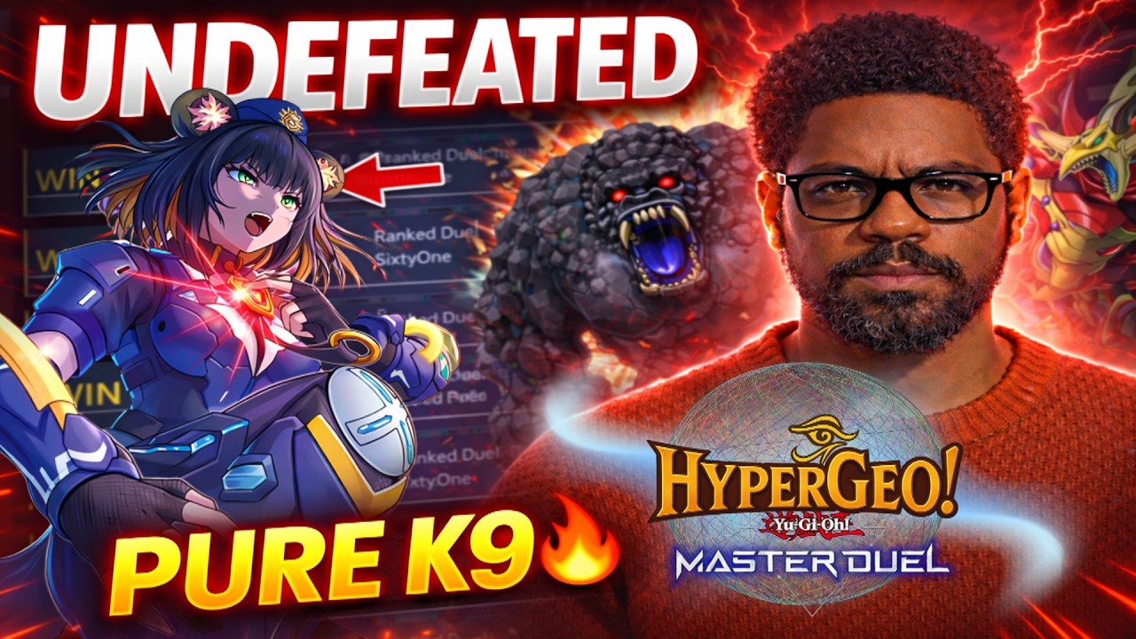 Разыгрывание карт на нулевом ходу + ОТК одной картой, чистый K9 непобедим в Yu-Gi-Oh! Master Duel