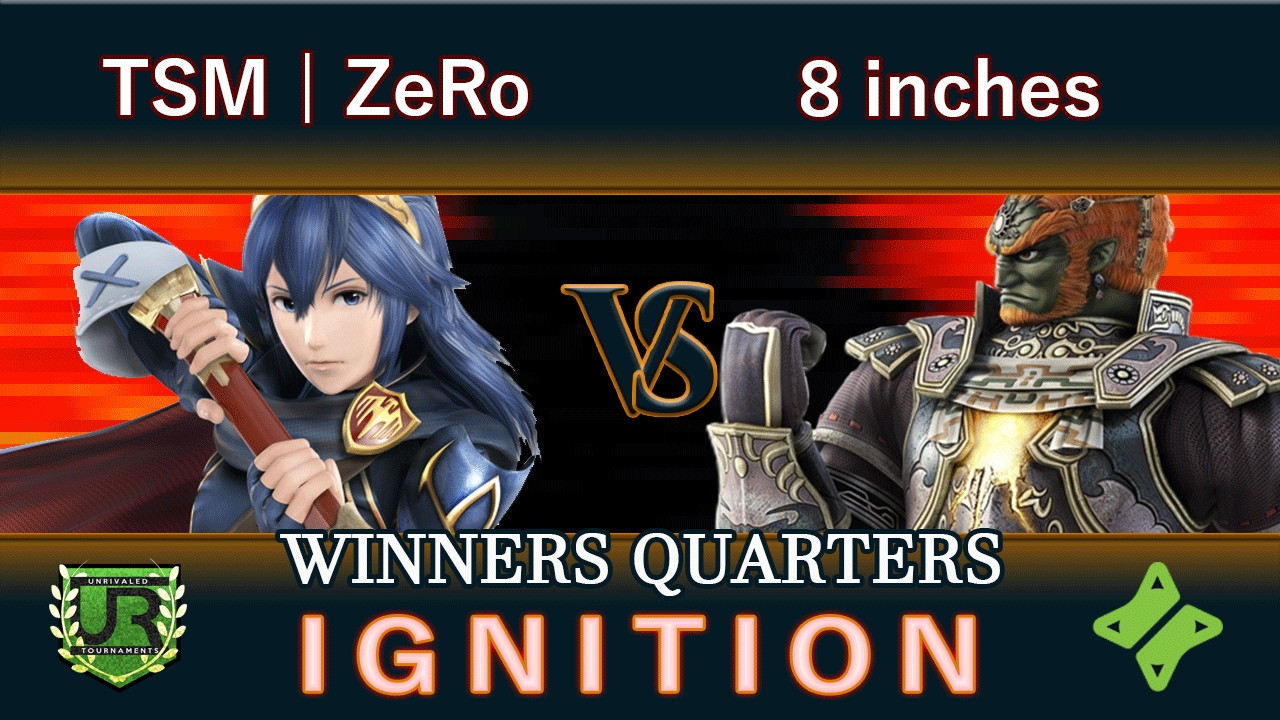Ignition #79 WINNERS QUARTERS - TSM | ZeRo (Lucina, Ganondorf) vs 8 inches (Ganondorf)