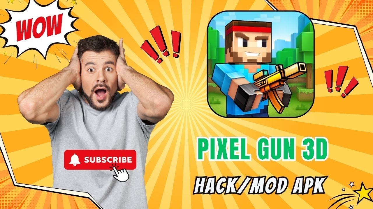 Pixel Gun 3D Hack Mod - FREE Coins & Diamonds in Pixel Gun 3D APK! iOS Android 2025.