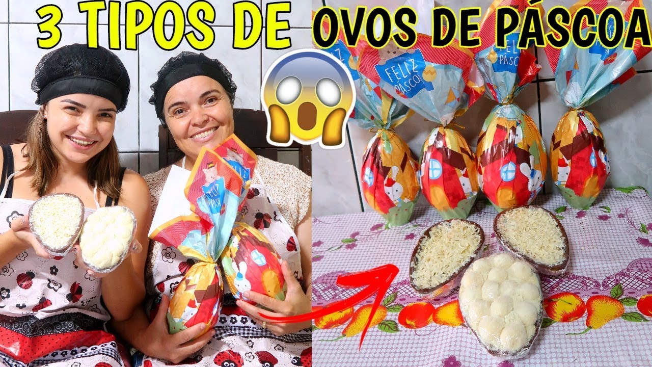 COMO FAZER OVO DE PÁSCOA (DE COLHER, TRUFADO E TRADICIONAL) ♥ - Bruna Paula