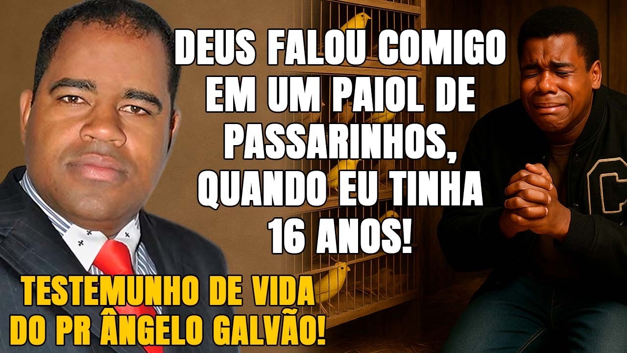 PR ANGELO GALVÃO - TESTEMUNHO DE VIDA E BATISMO COM ESPÍRITO SANTO! - MUITO FORTE!