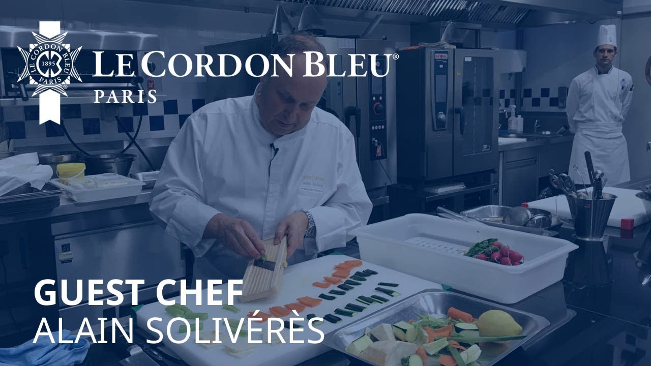 Cuisine demonstration by chef Alain Solivérès, Le Taillevent Paris | Le Cordon Bleu Paris