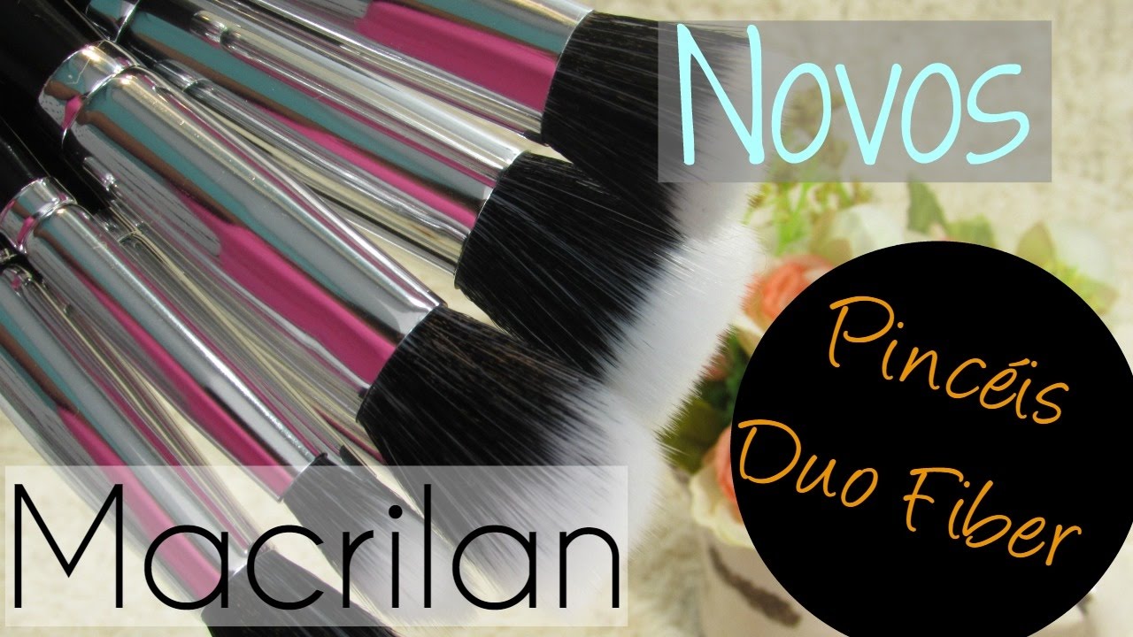 Pincéis Duo Fiber Macrilan