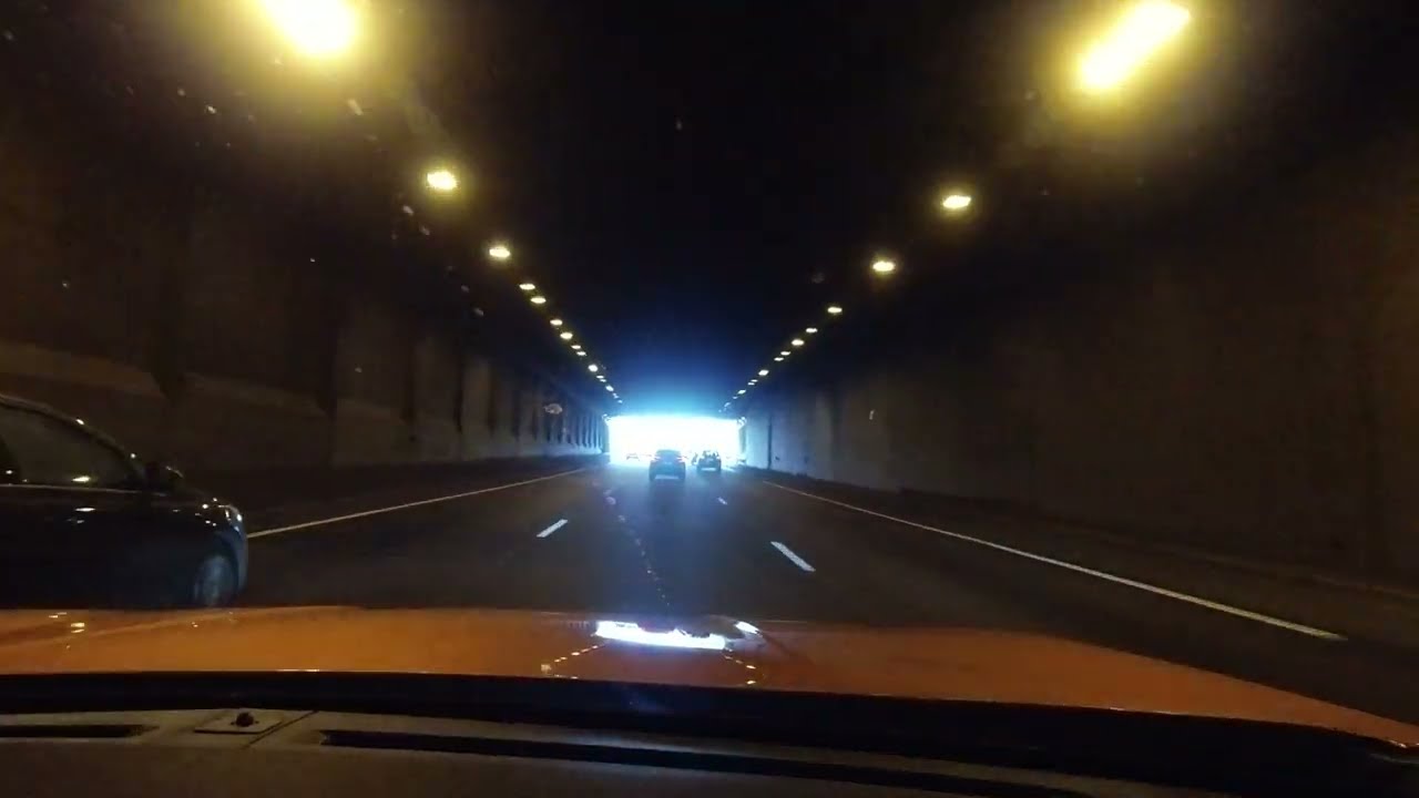 Paris region to Normandy : Les Mureaux - Lillebonne  (VBR-103 Driving in France)