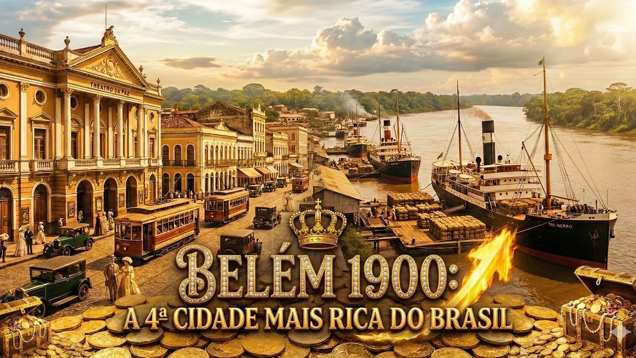 Belém nos anos 1900: Quando Era a 4ª Cidade Mais Rica do Brasil