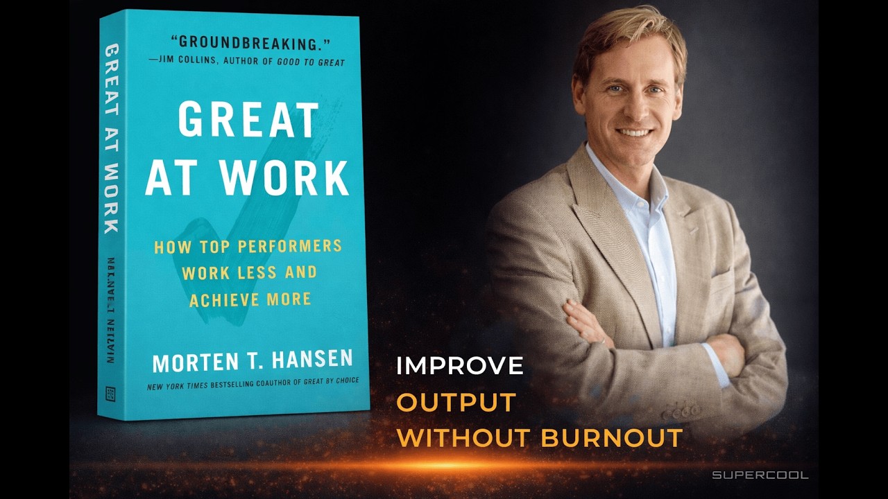 Great At Work by Morten T. Hansen - Book Summary