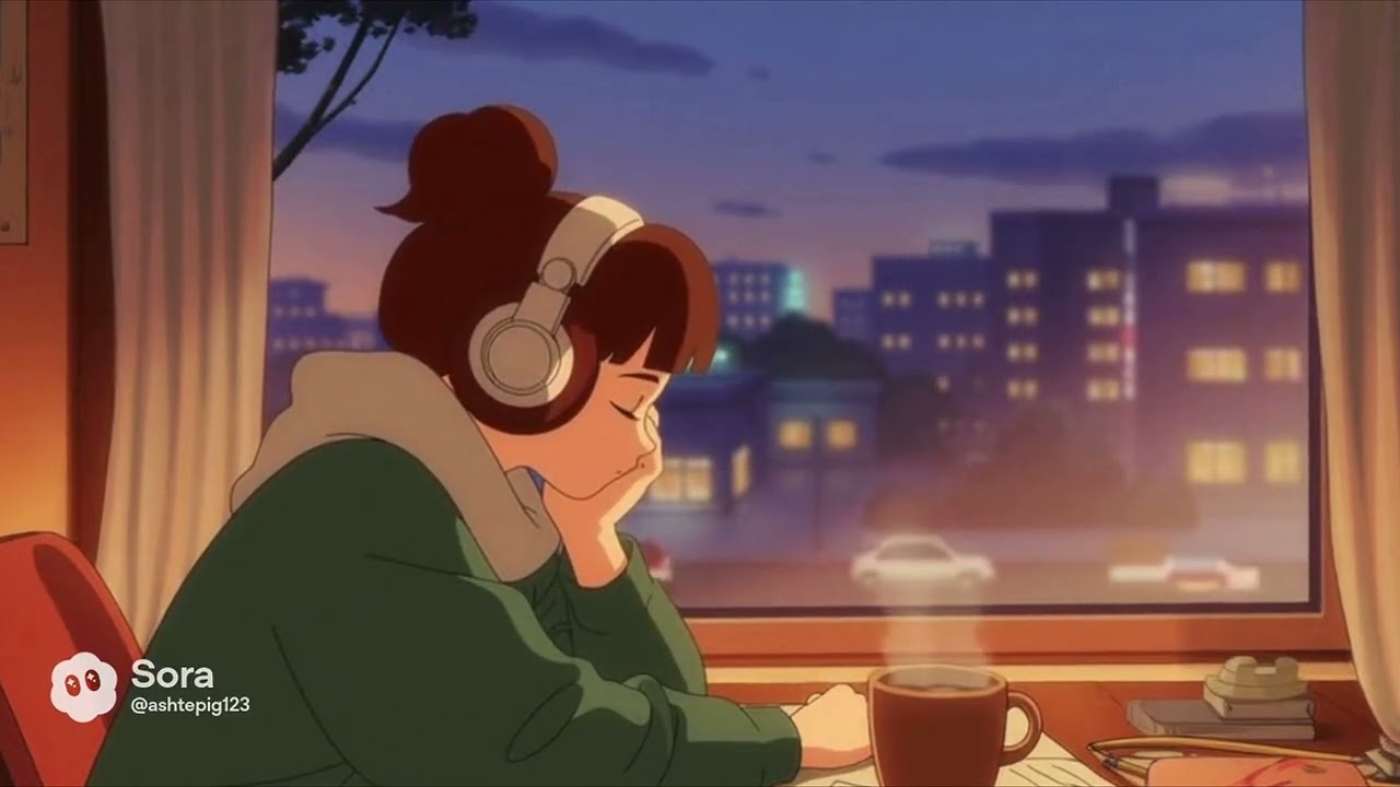 Late Night Vibes 🌙 Study music ~ Study / relax / stress relief ~ Chill lofi mix