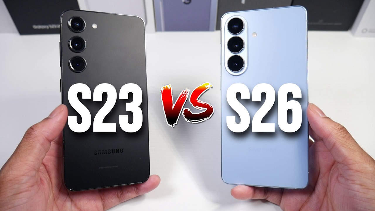 Samsung Galaxy S26 против Samsung Galaxy S23 в 2026 году! (Сравнение камер, PUBG, дисплея и скоро...