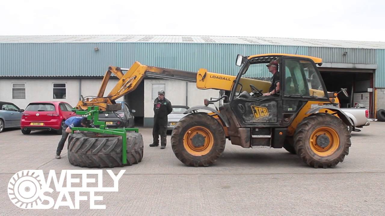 Introducing WeelySafe! The Safest way to Change a Tractor Tyre - Even in the field!