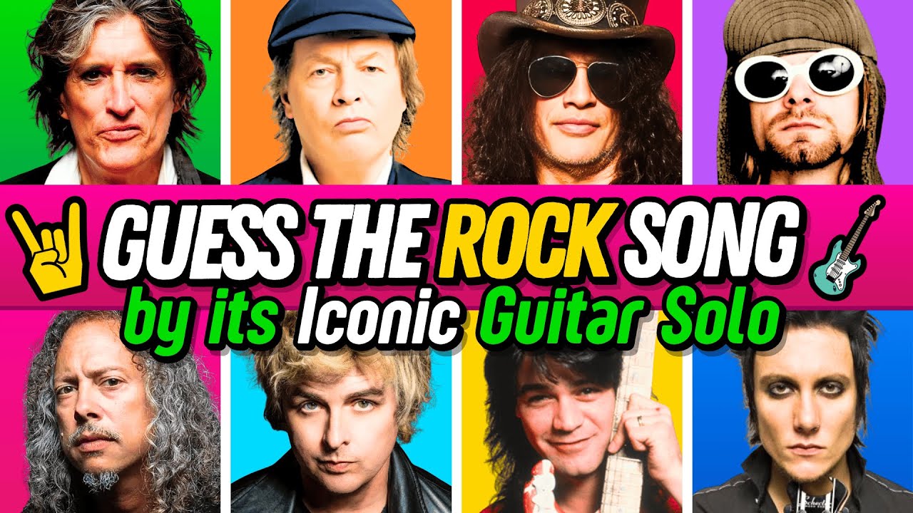 Guess the ROCK song by its ICONIC Guitar SOLO 🤘🎸 | Music Quiz