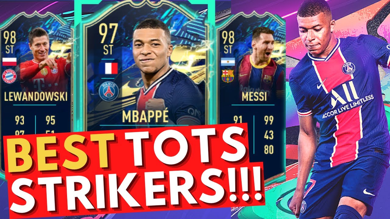 TOP 5 BEST TOTS STRIKERS FIFA 21 (UNSTOPPABLE Meta Strikers) - FIFA 21 Ultimate Team