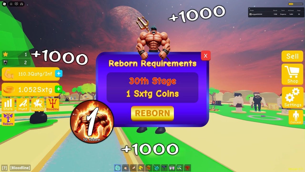 Final 1st Reborn No Limit Lifting Simulator