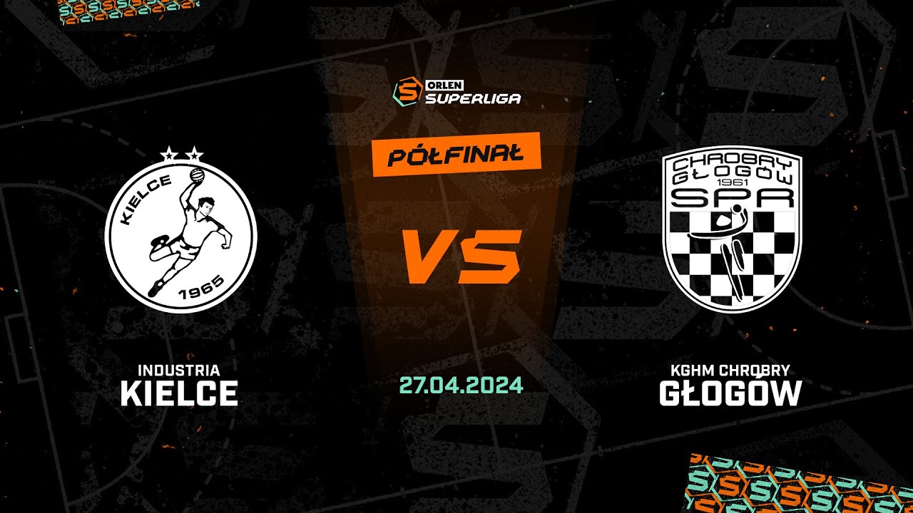 Półfinał: Industria Kielce - KGHM Chrobry Głogów [SKRÓT]