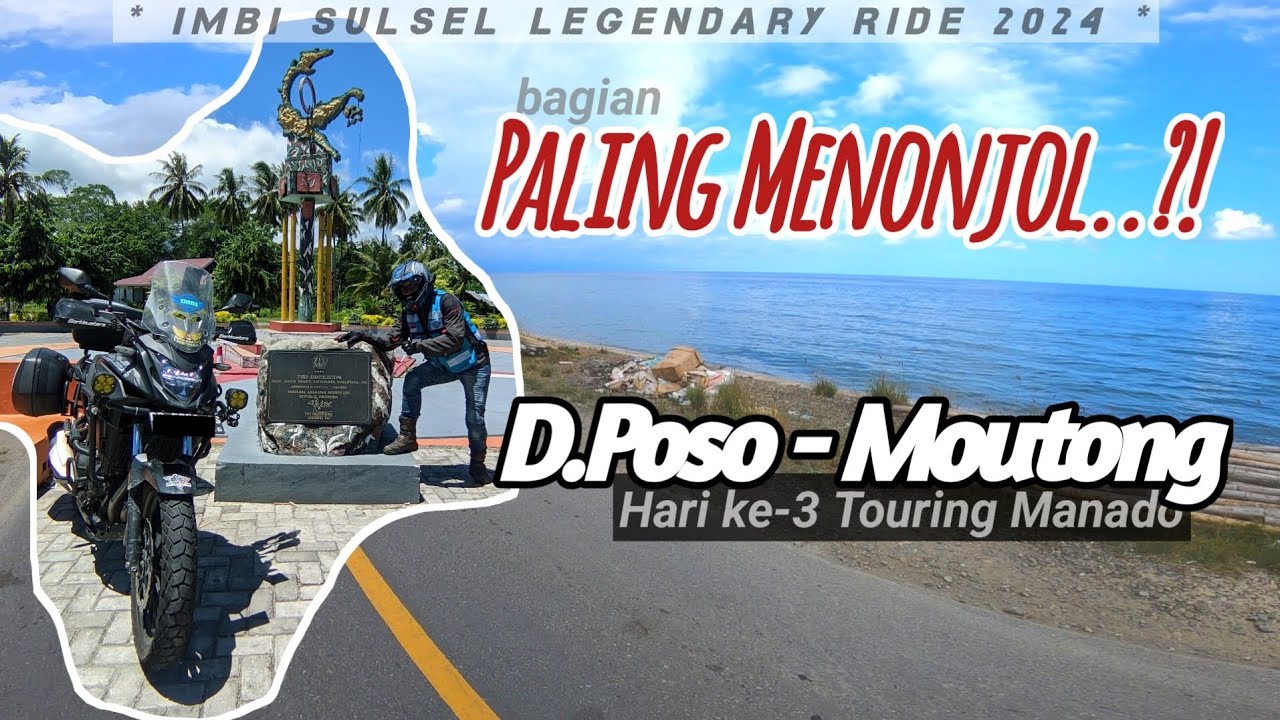 Tugu Khatulistiwa & Teluk Tomini Honda CB500X Touring Manado