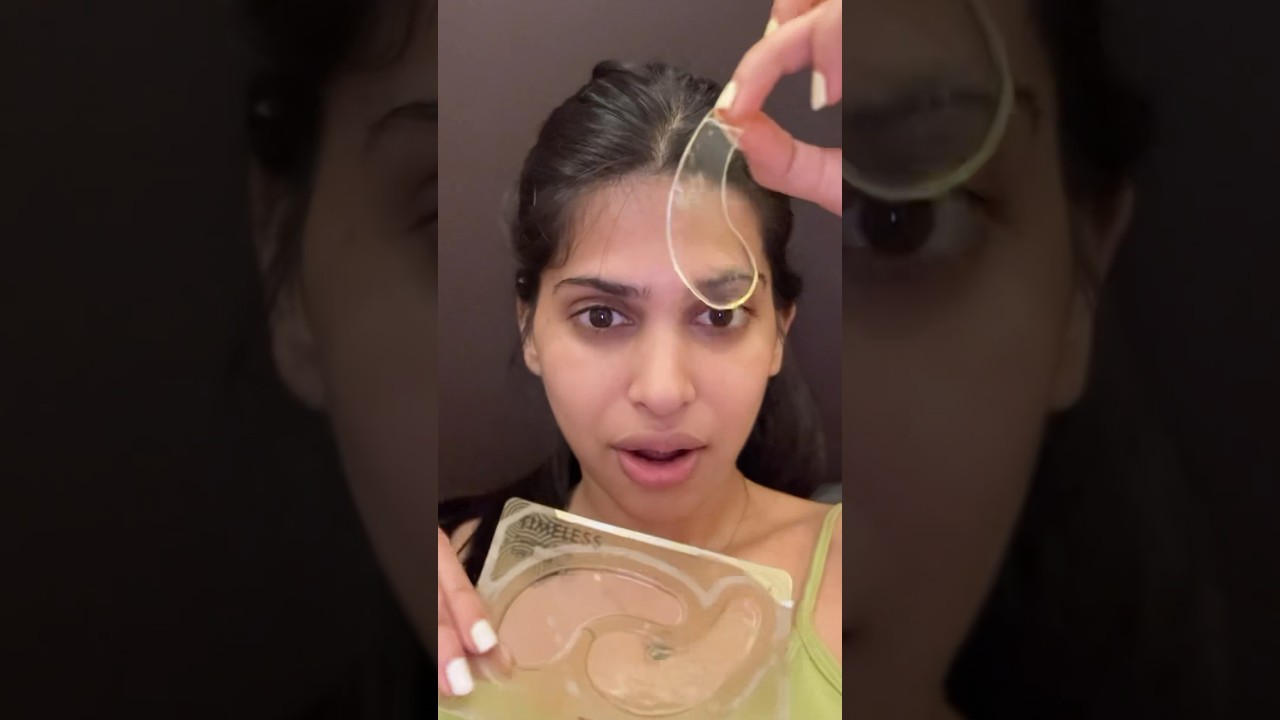 Slime Eye Patch for Dark Circles by Tony Moly #shorts #skincare #beauty